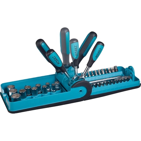 Hazet HAZET 856-1 - SOCKET AND BIT SET SMART CASE,  HZ856-1
